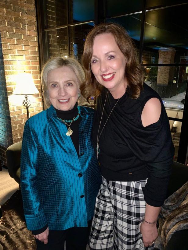 Mit Hillary Clinton hinter den Kulissen vom "Sundance Festival"