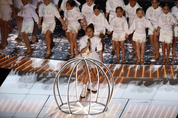 Protest: JLo holt bei Super-Bowl-Show Tochter Emme auf die Bühne