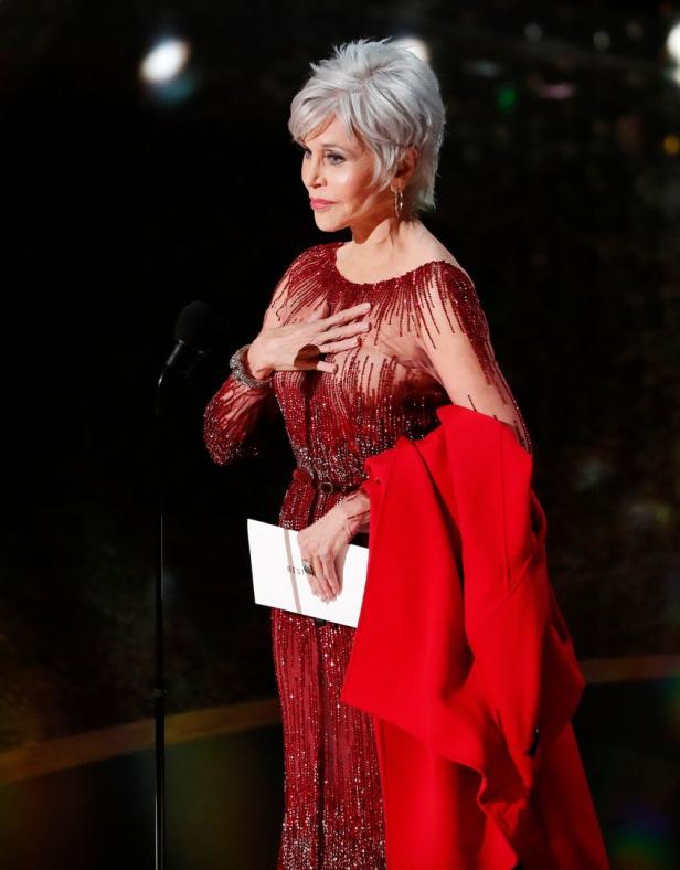 Tschüss, Beautywahn: Erstmals zeigte Jane Fonda ihre grauen Haare