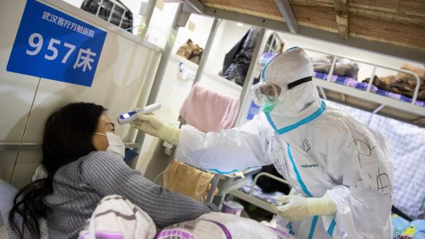 In China gibt es bisher 74.185 mit dem Coronavirus Infizierte