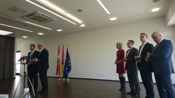 Neustart der ÖVP Burgenland mit Sagartz, Fazekas und Ulram