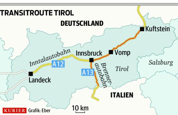 Brenner-Route: „Die fahren einfach über uns drüber“