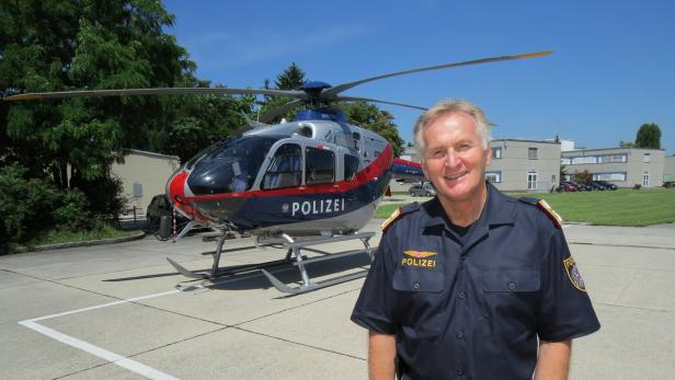 Der erfahrene Pilot Werner Senn leitet die Flugpolizei Krisenmanagement wird zentralisiert