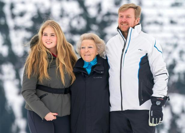 Holländische Royals betont entspannt im Lech-Urlaub