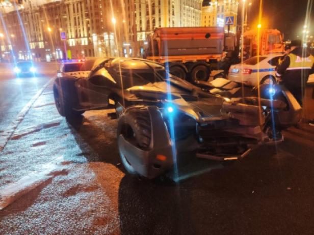 Polizei in Russland stoppte Batmobil