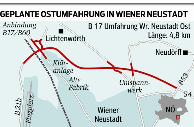 Wiener Neustadt: Krisengipfel zur Ostumfahrung