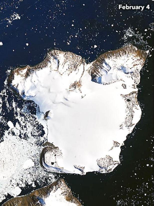 Satellitenbilder zeigen Schmelze: Südpol so warm wie Los Angeles