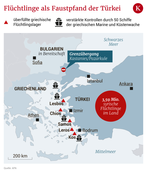 Flüchtlinge aus Türkei: Europa in höchster Alarmstimmung