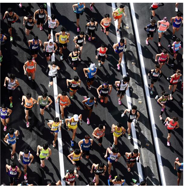 Der Tokio-Marathon vor und nach dem Corona-Virus