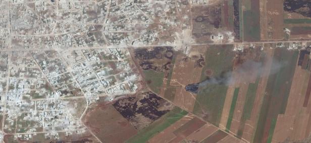 Idlib: Satellitenbilder zeigen Ausmaß der Zerstörung