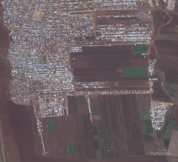 Idlib: Satellitenbilder zeigen Ausmaß der Zerstörung