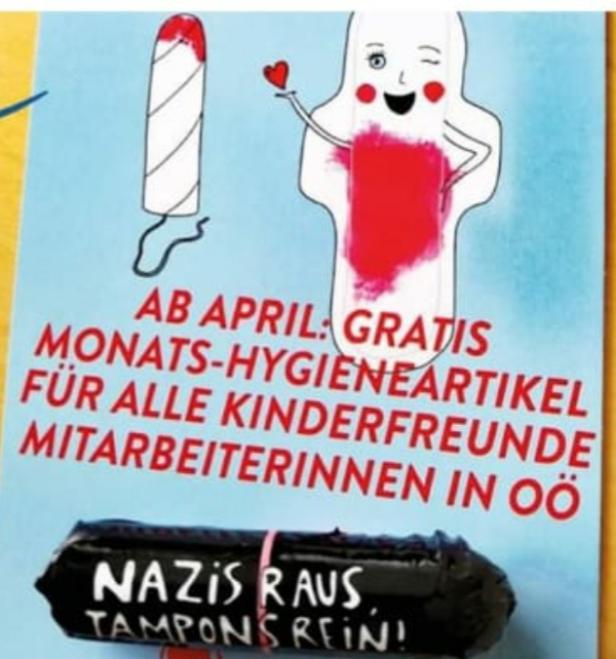 "Nazis raus, Tampons rein" - Kinderfreunde OÖ laut FPÖ linksextrem
