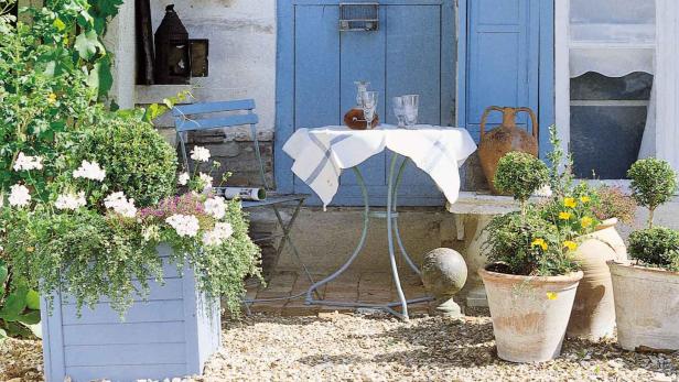 Französischer Lebensstil für Haus und Garten