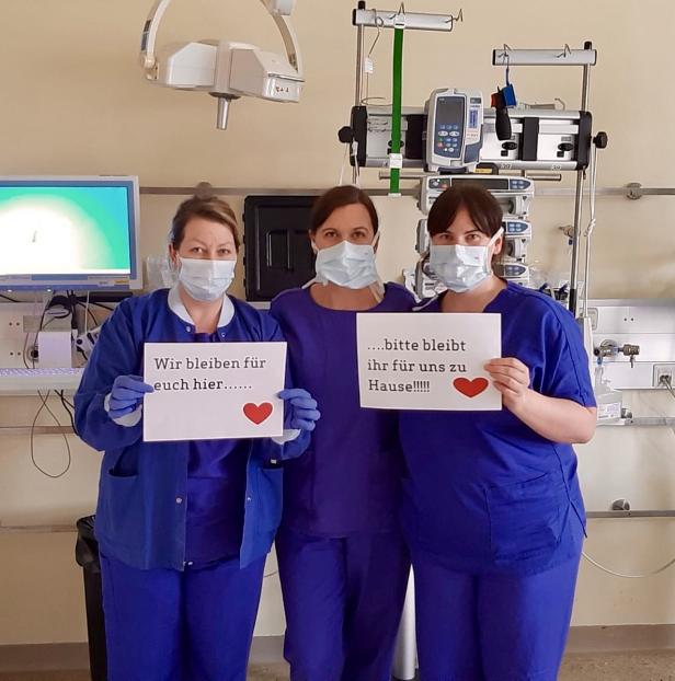 Appell aus Wiener Spital geht viral: "Bleibt für uns daheim"