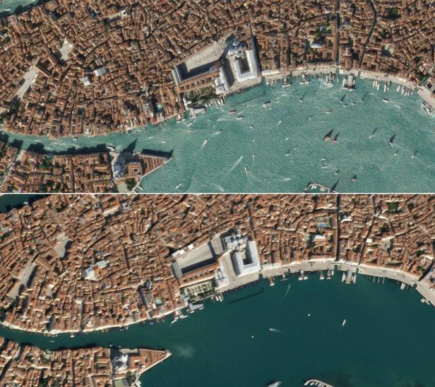 Vogelperspektive: Faszinierende Bilder aus Venedig in der Corona-Krise
