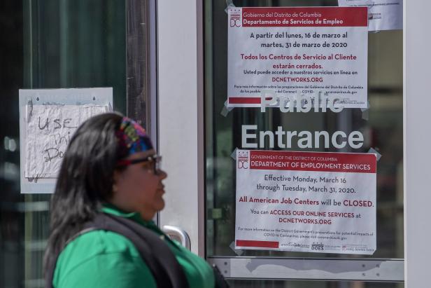 Unemployment rises due to coronavirus COVID-19 pandemic