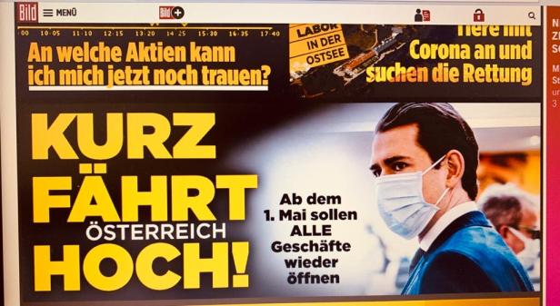 Deutsche Medien zu Corona-Strategie: "Österreich ist einen Schritt voraus"