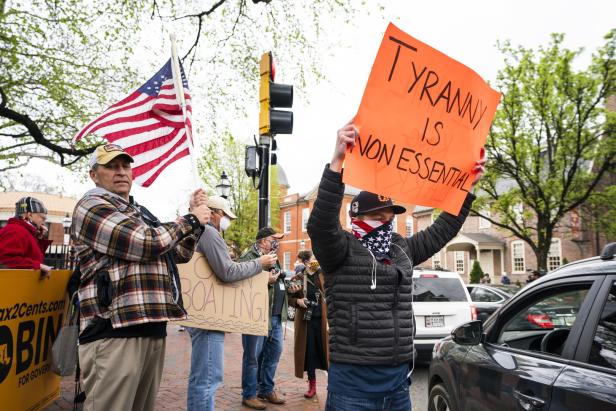Proteste gegen Corona-Beschränkungen in mehreren US-Städten