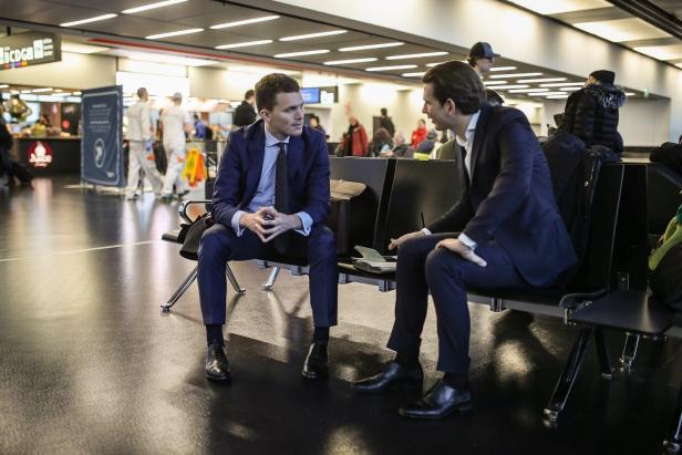 Markus Gstöttner und Sebastian Kurz