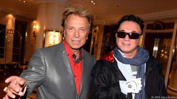 Horn (r.) war Teil des Magier-Duos "Siegfried & Roy"