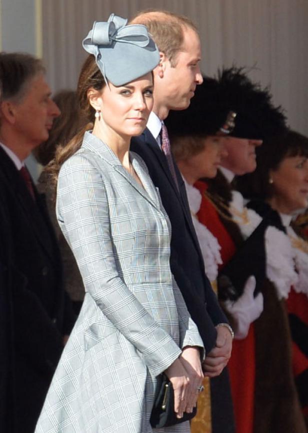 Kate Middleton und Prinz William bei einer öffentlichen Veranstaltung.
