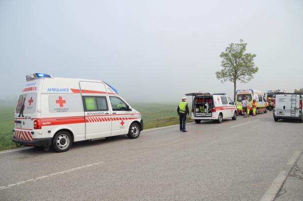 Münchendorf: Unfall forderte zwei schwer Verletzte