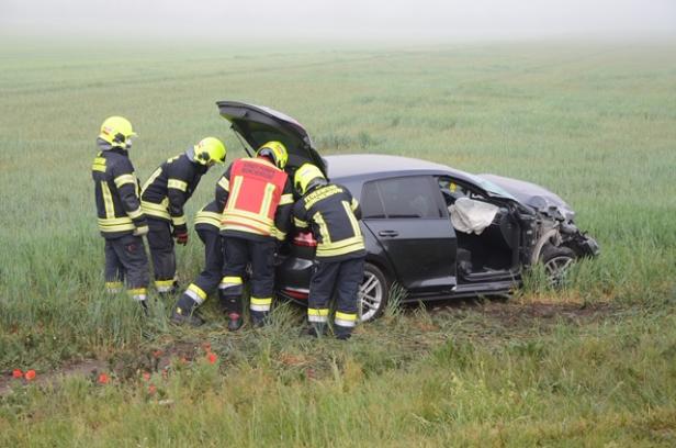 Münchendorf: Unfall forderte zwei schwer Verletzte