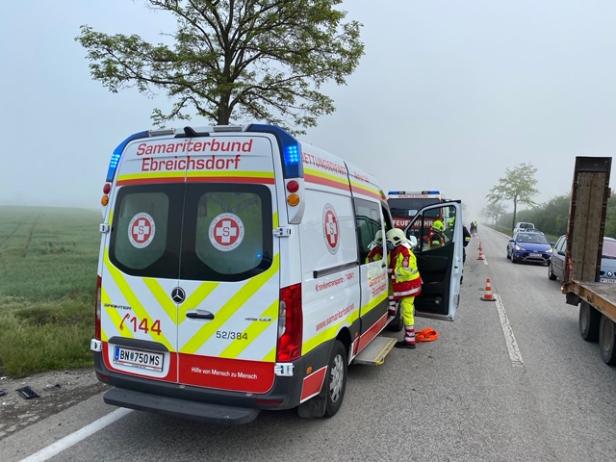 Münchendorf: Unfall forderte zwei schwer Verletzte