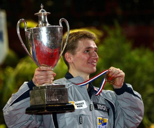 Werner Schlager bei der WM 2003