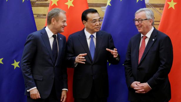 China's Premier Li Keqiang, European Commission Pr Chinas Anti-Terror-Gesetze machen Firmen zu schaffen