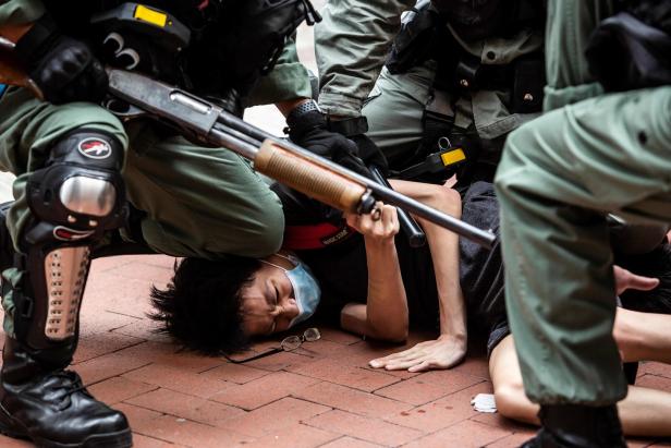 Massenproteste gegen geplantes Sicherheitsgesetz in Hongkong