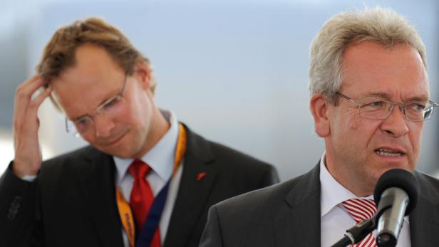 Wiens Bürgermeister Häupl tauft Airbus A-380