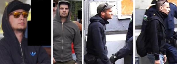 POLIZEIBILD / WIEN: IDENTITÄRE - FAHNDUNG NACH VIE Steinwurf auf Identitäre: Fahndung nach Verdächtigen