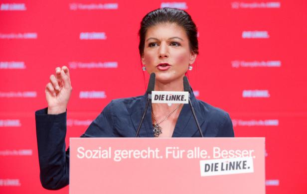 Sahra Wagenknecht, Fraktionsvorsitzende der Partei Die Linke 