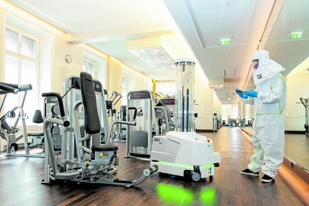 Dauerlüften und Desinfektionsroboter: Neustart für Hotels und Fitnesscenter