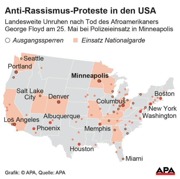 Proteste in USA: Trump will Antifa als Terrororganisation einstufen