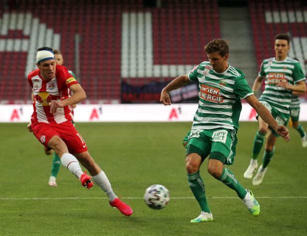 Bundesliga-Topspiel: Salzburg siegt, Rapid verletzt sich
