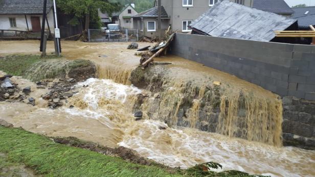 So heftig trafen die Überschwemmungen Tschechien