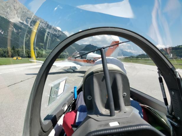 Mit dem Segelflugzeug über die Alpen: Österreich von oben