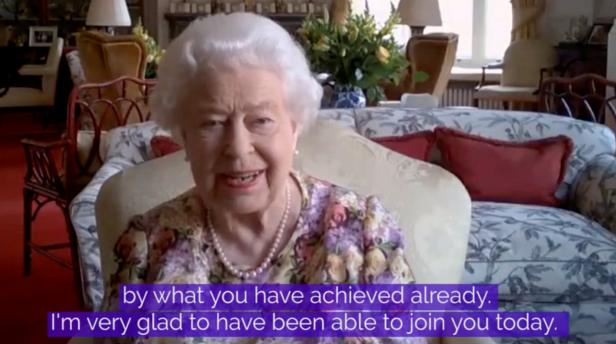 Queen Elizabeth II. nahm an ihrer ersten Videokonferenz teil