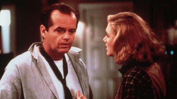 Jack Nicholson und Michelle Pfeiffer in einer Szene aus dem Film „Wolf – Das Tier im Manne“.