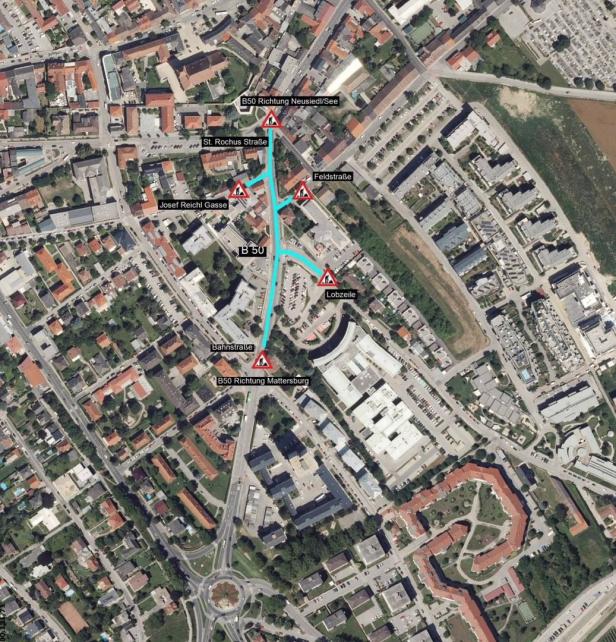 Eisenstadt: Kreuzungsumbau wird zu Nadelöhr für Verkehr