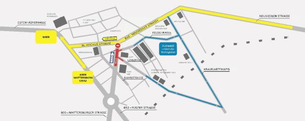 Eisenstadt: Kreuzungsumbau wird zu Nadelöhr für Verkehr