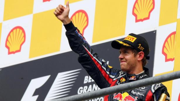 Vettel erobert auch Belgien