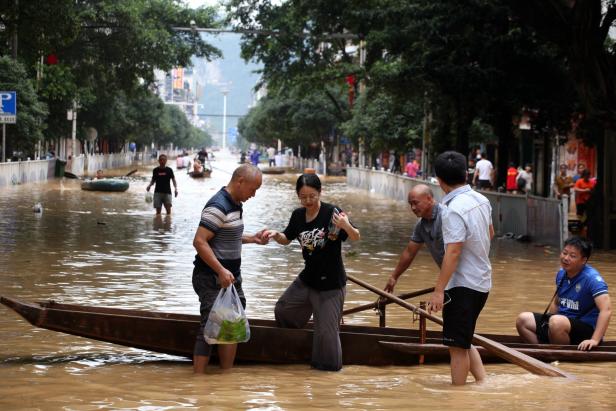 Land unter in China: Nach Corona kam die große Flut