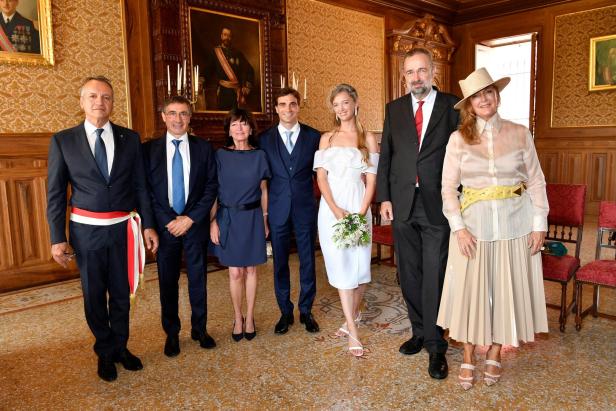 Tochter von Karl Habsburg, Eleonore, hat in Monaco geheiratet