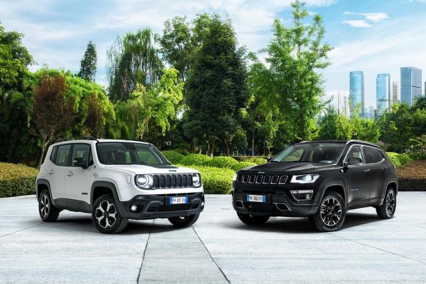 Jeep Renegade und Compass jetzt auch mit Stecker