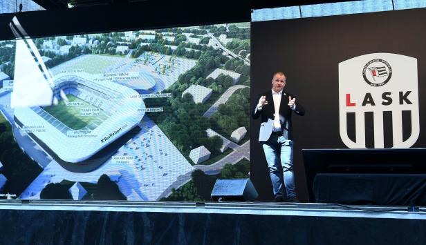LASK präsentierte neues Stadion: "Unsere Rechner gehen richtig"