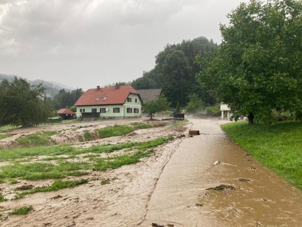 Schwere Unwetter zogen über die Steiermark hinweg