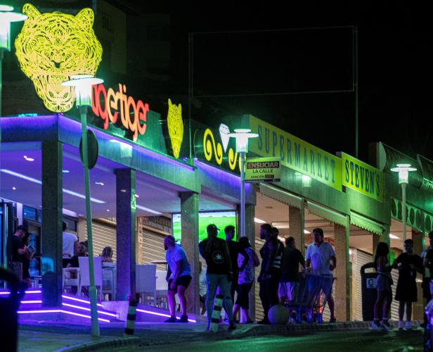 Reopen of the Magaluf pub for the turist